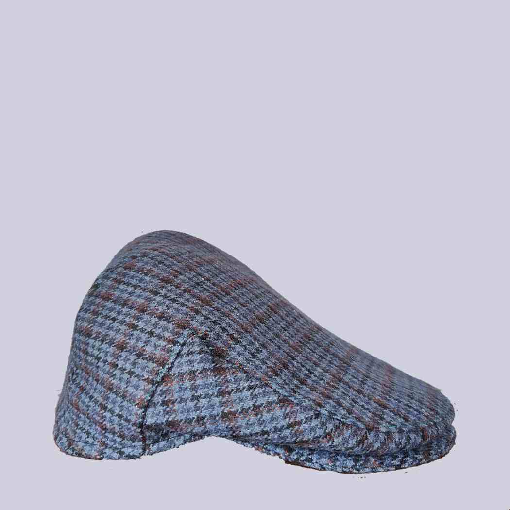 Office or Golf Cap | Blue Stripes Flat Hat