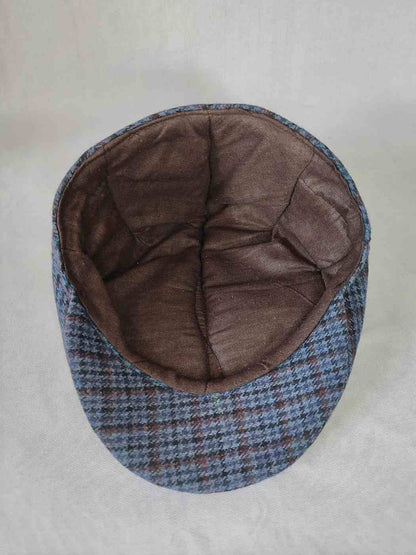 Office or Golf Cap | Blue Stripes Flat Hat