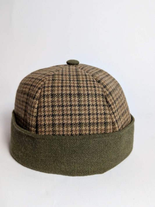 Wool Beanie Skull Cap | Docker Stripes Hat