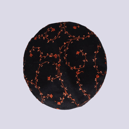Back Toosha with Hand Sozni Embroidery Topi | Cap
