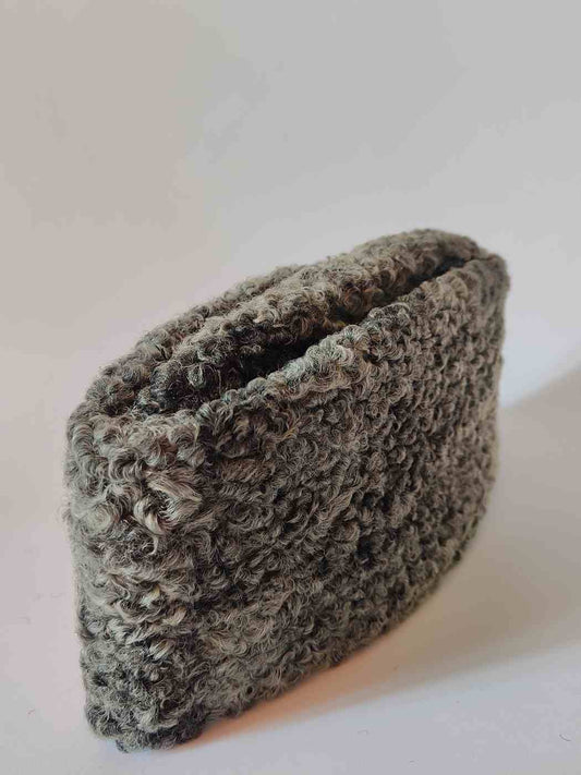 Grey Karakul Cap | Traditional Wool Hat | Handmade Jinnah Cap | Winter Men’s Hat | Vintage Fur Style Topi